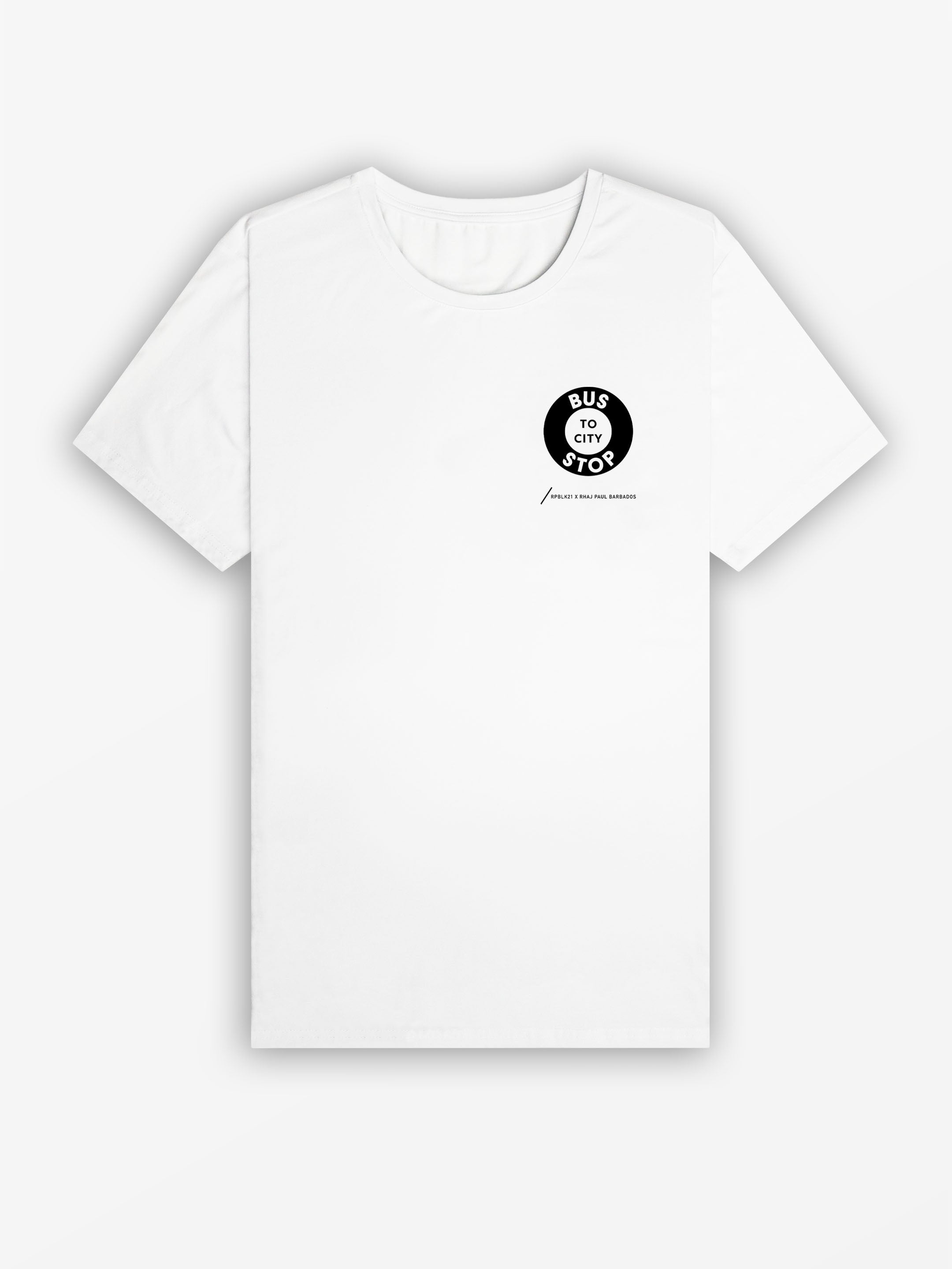 Bajan Bus Stop Tee | White / Camo