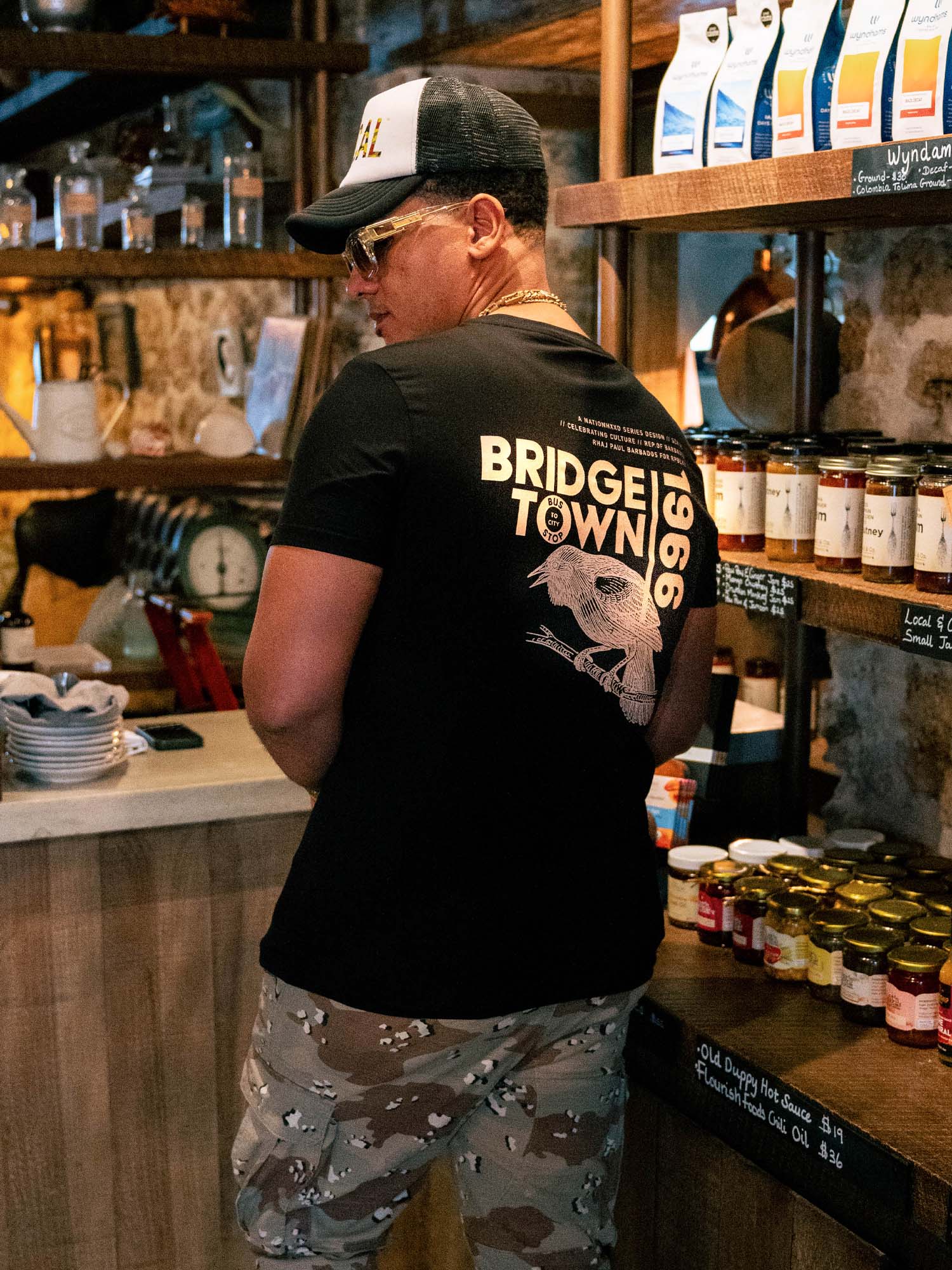 Bridgetown 66 Tee | Black / Sand