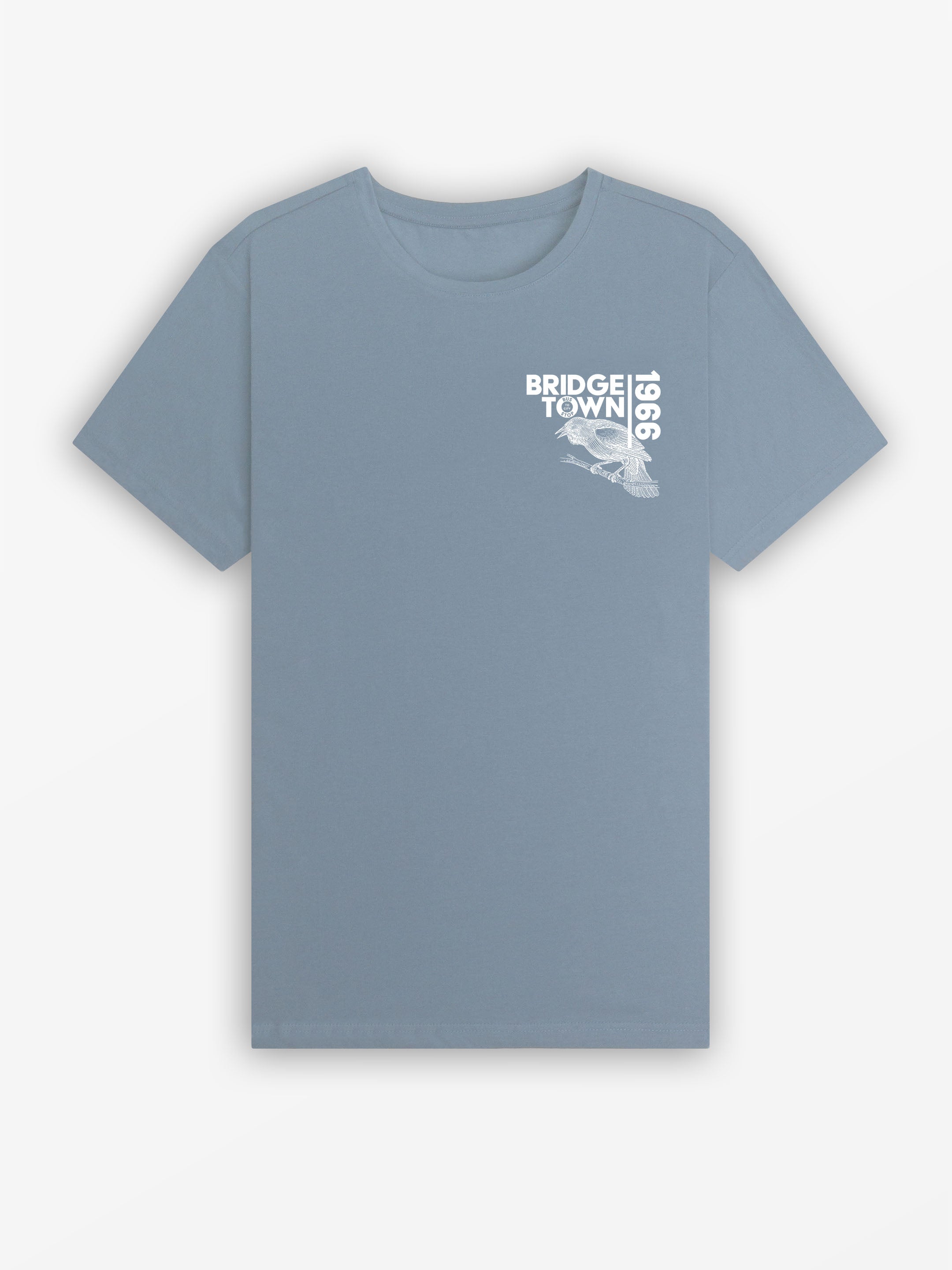 Bridgetown 66 Tee | Salt Blue / White