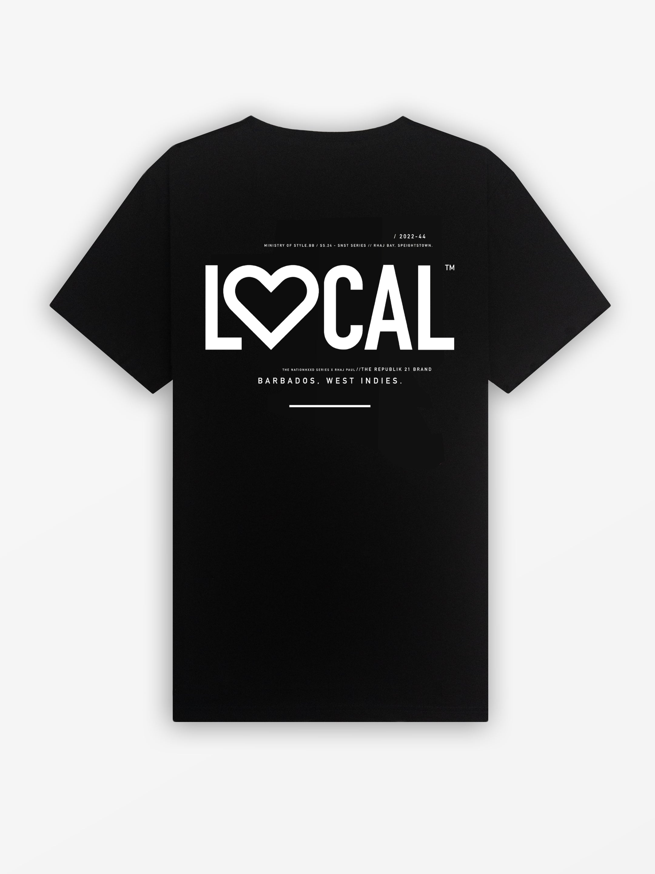 LOCAL LOVE Tee | Black / White