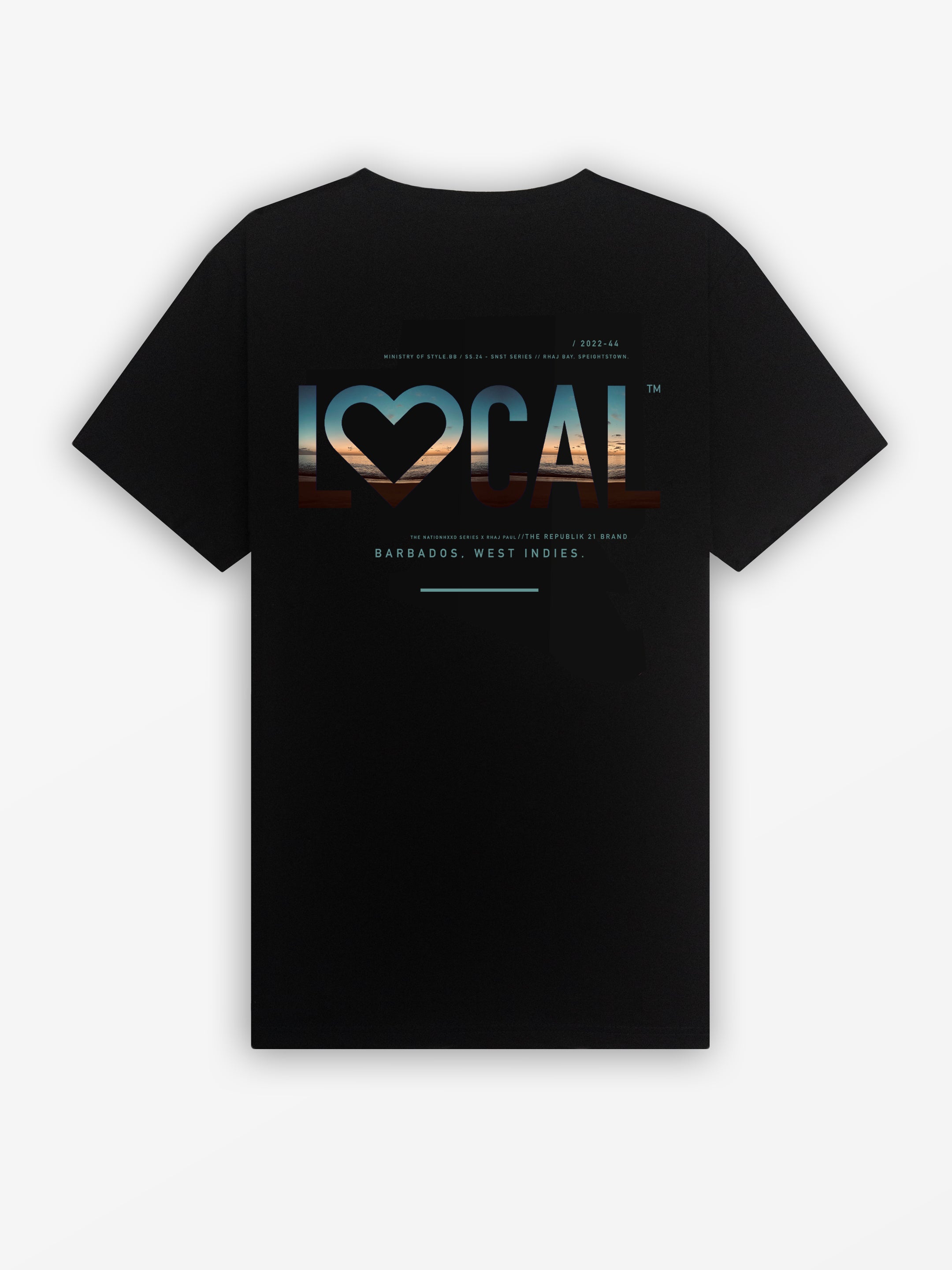 LOCAL LOVE Tee | Black / Sunset3