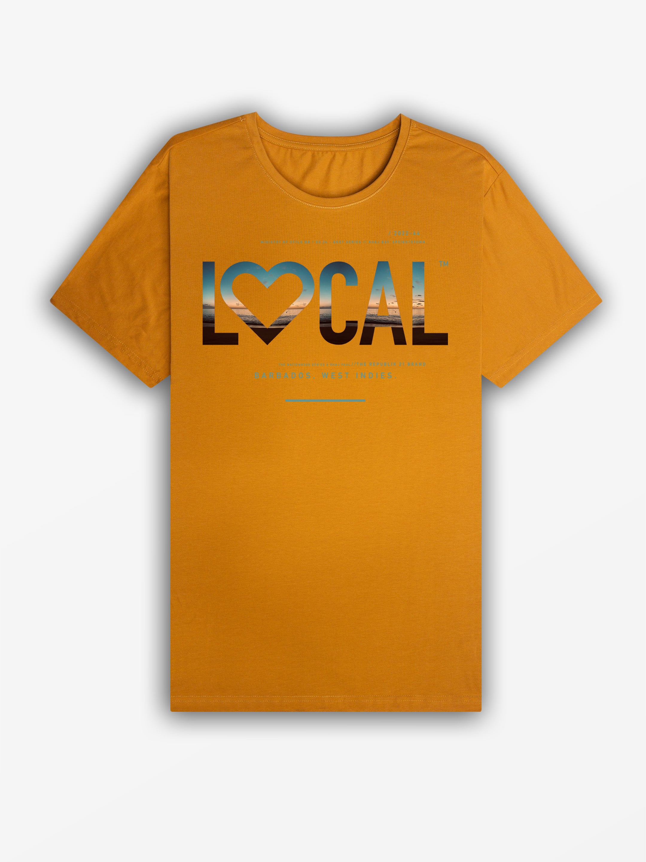 LOCAL LOVE Tee | Mustard / Sunset