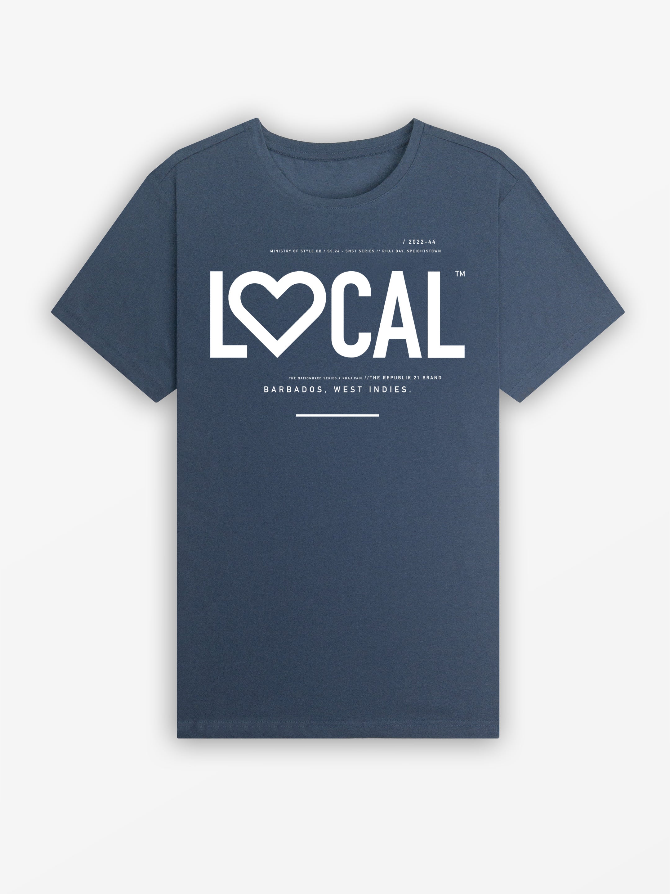 LOCAL LOVE Tee | Navy / White