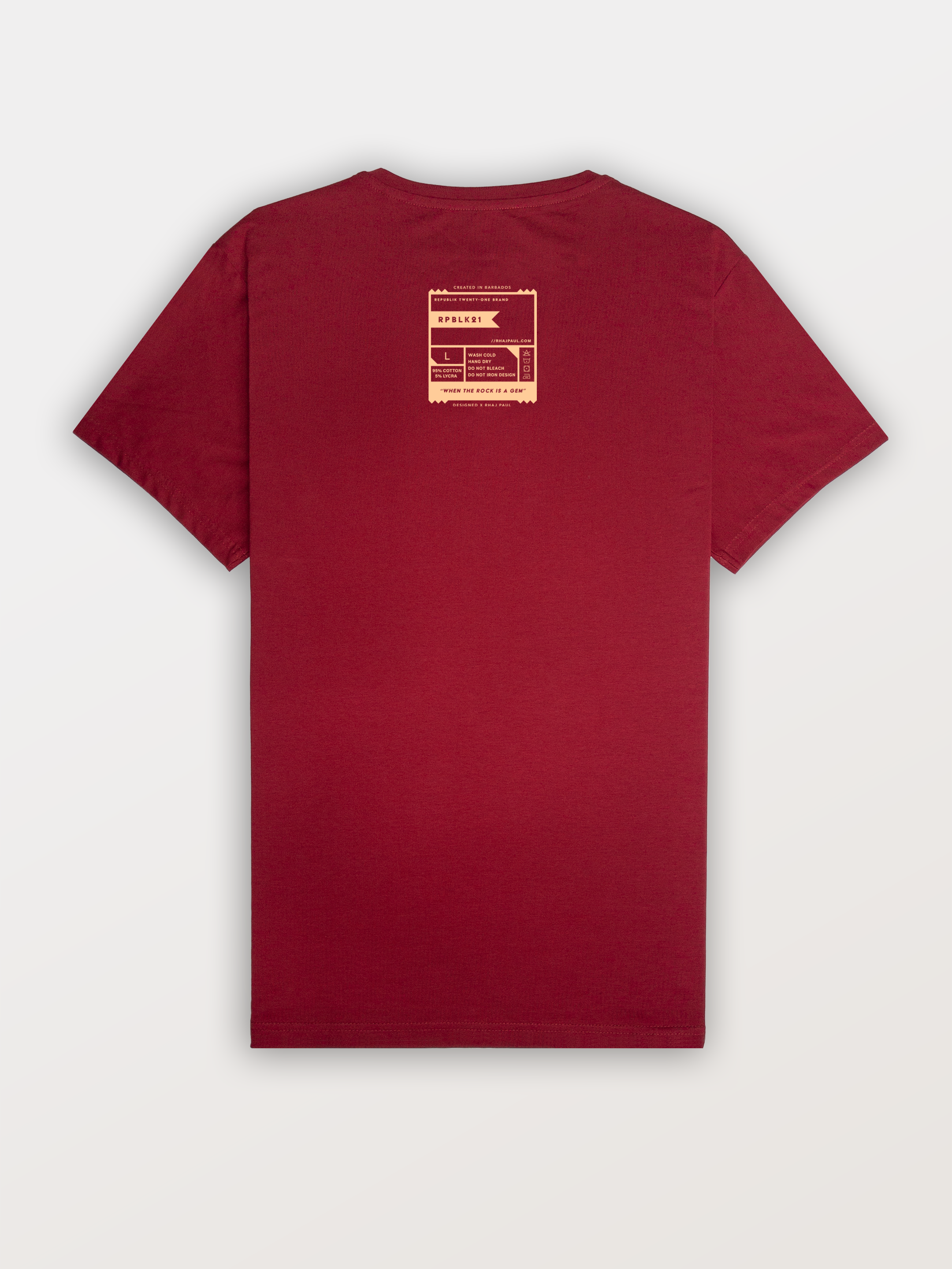 LOCAL LOVE Tee | Burgundy / Kaleidoscope Colours