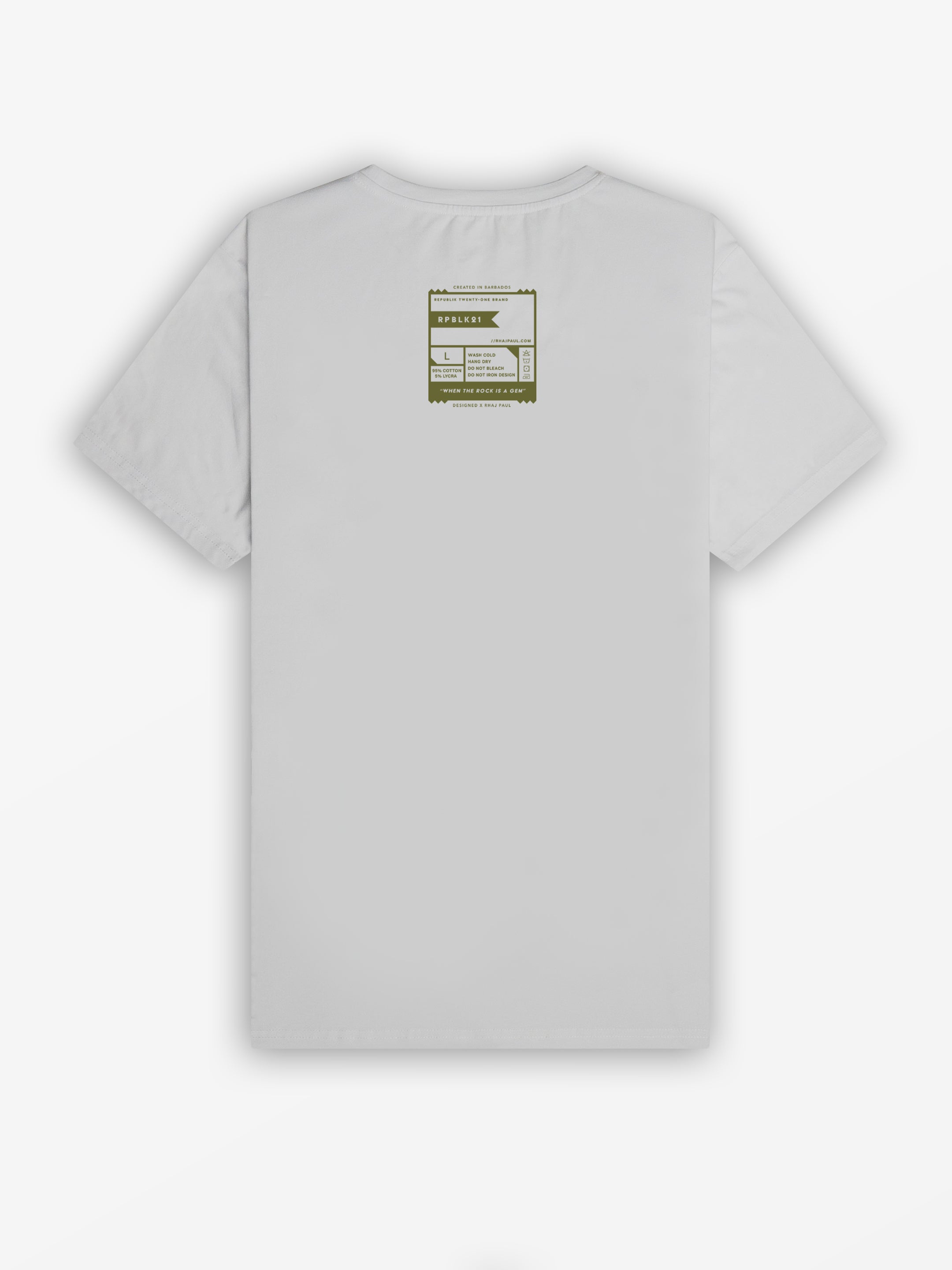 Big BIM Tee | Ice Grey / Burgundy