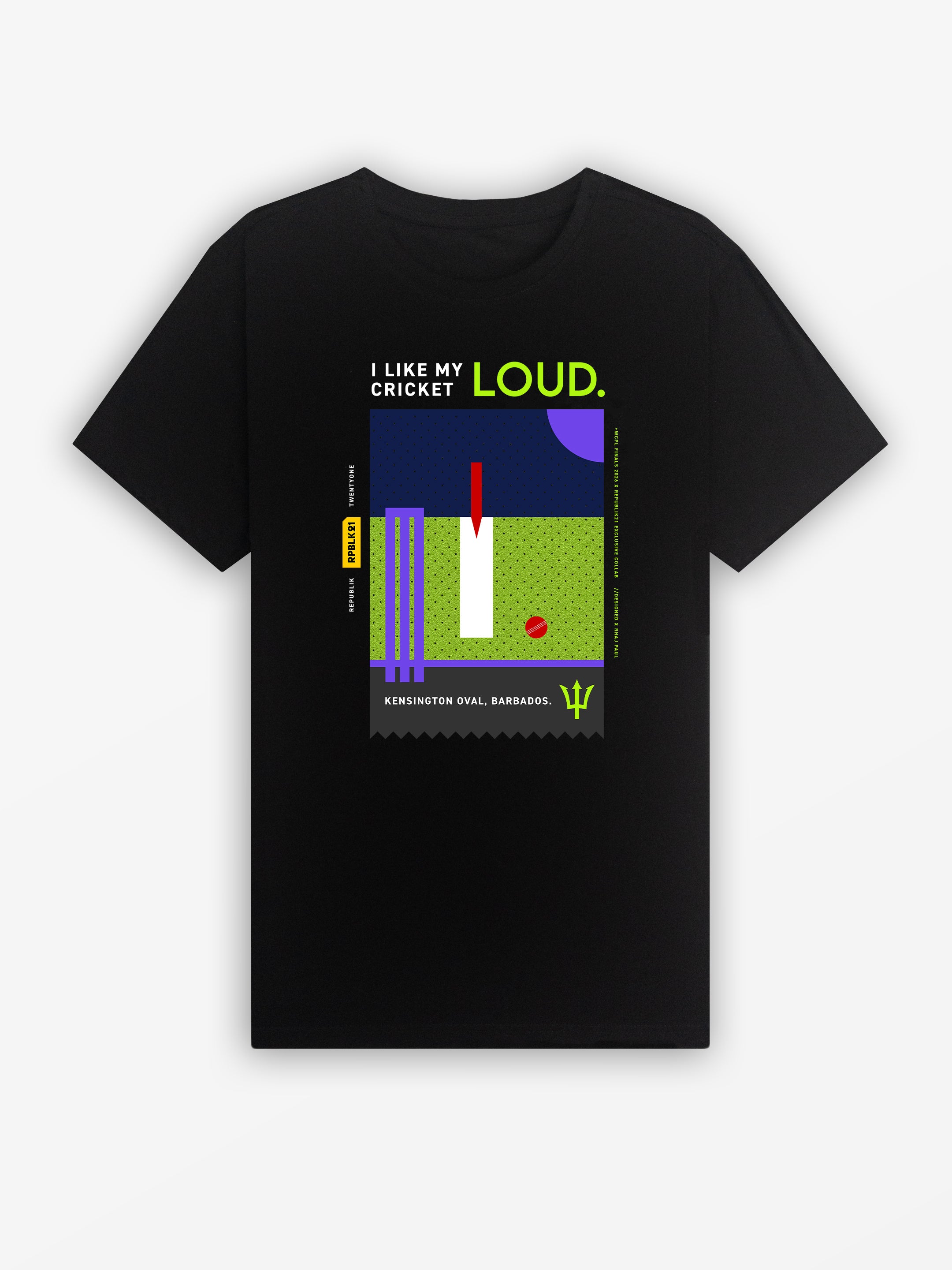 WCPL x RPBLK21 Collab Tee | Black / Night Match