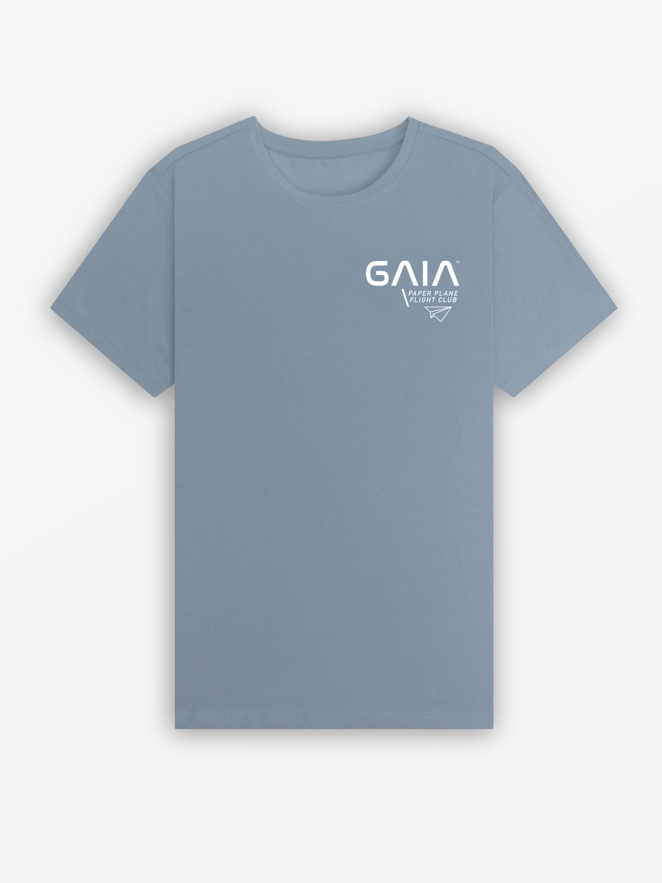 GAIA Tee | Salt Blue / White (Back Design)