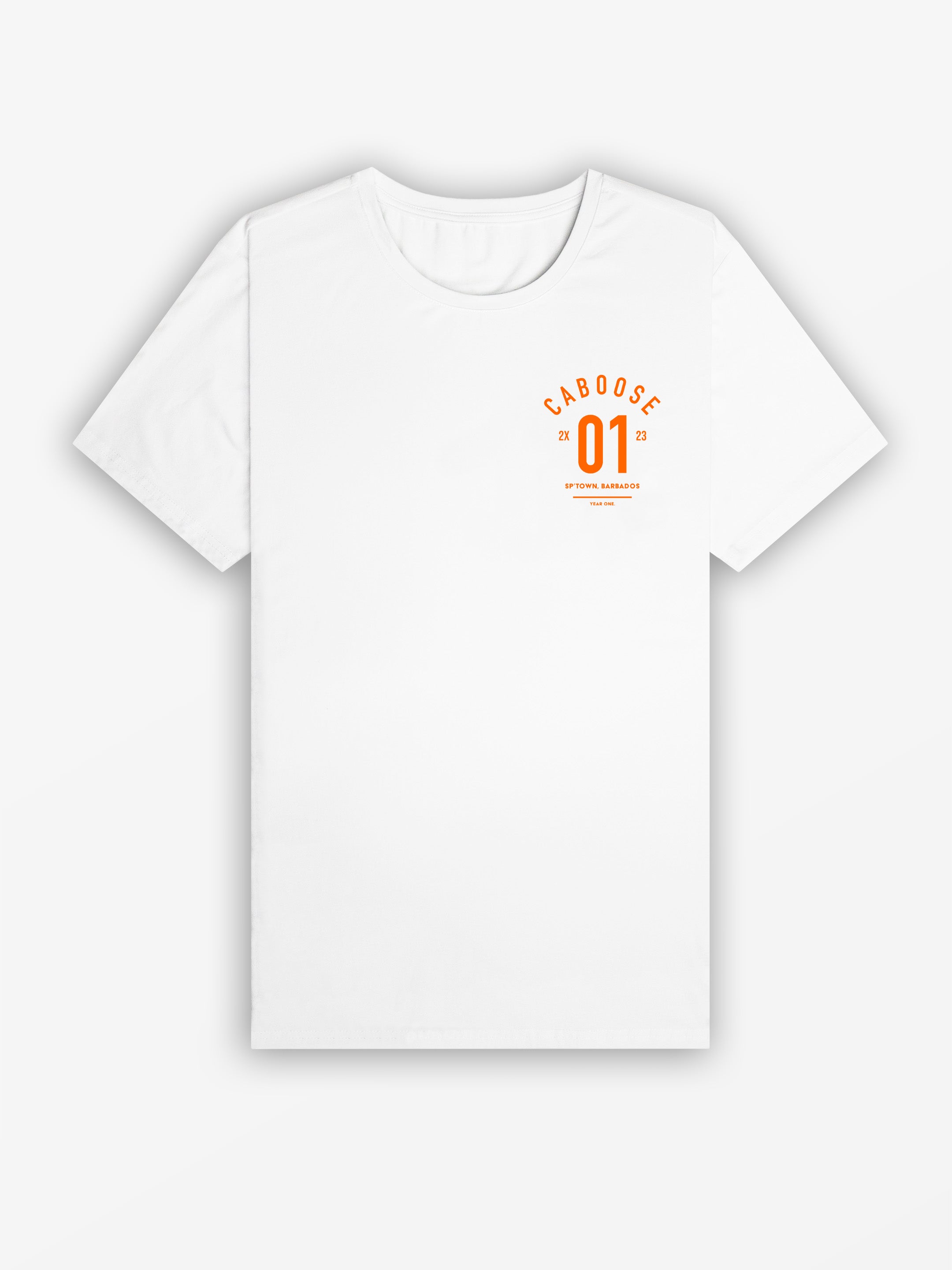 Caboose x RPBLK21 Collab Tee | White / Red