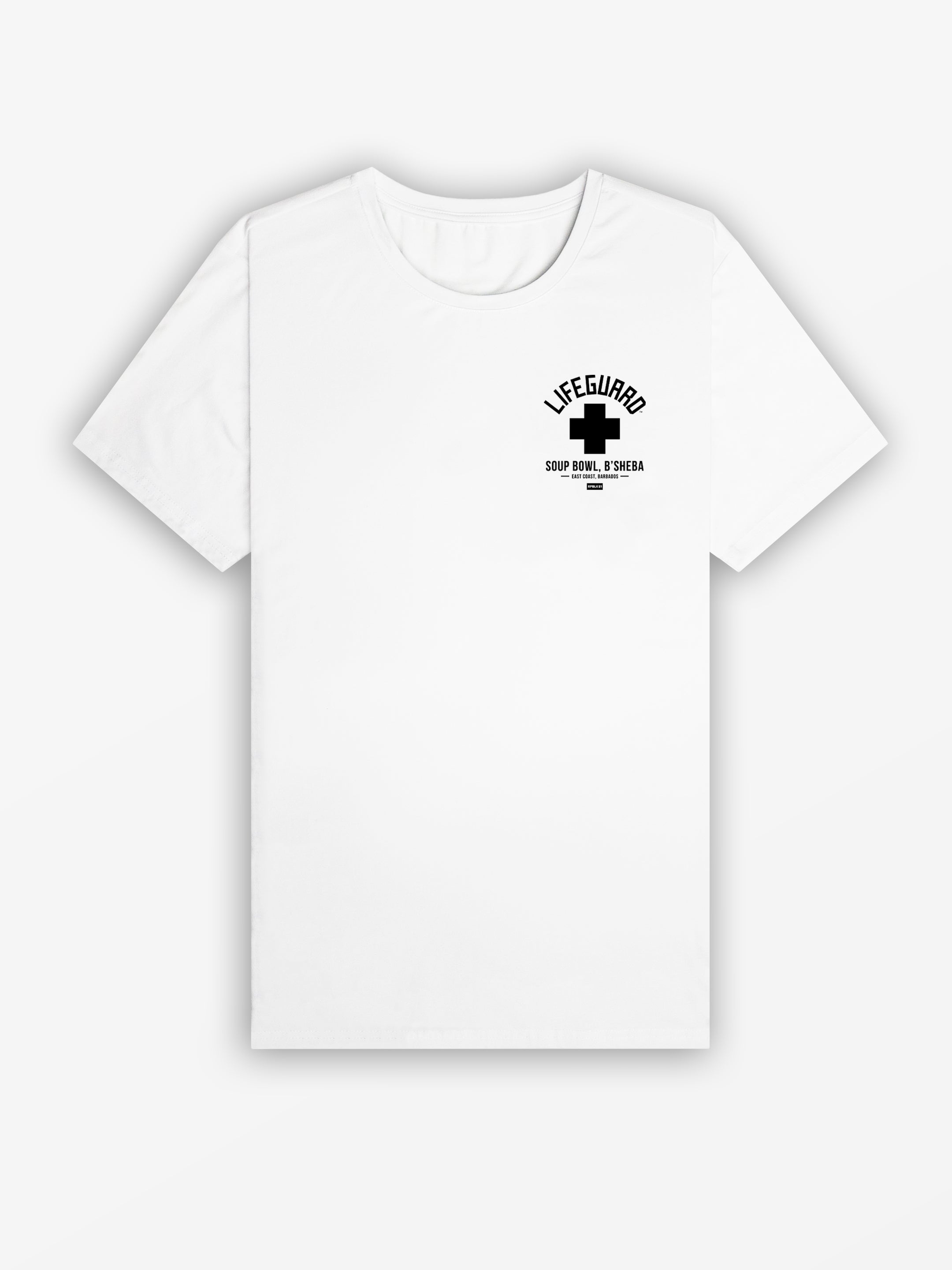 Lifeguard Series 2025 Tee | Soup Bowl Bathsheba | White / Black+Red