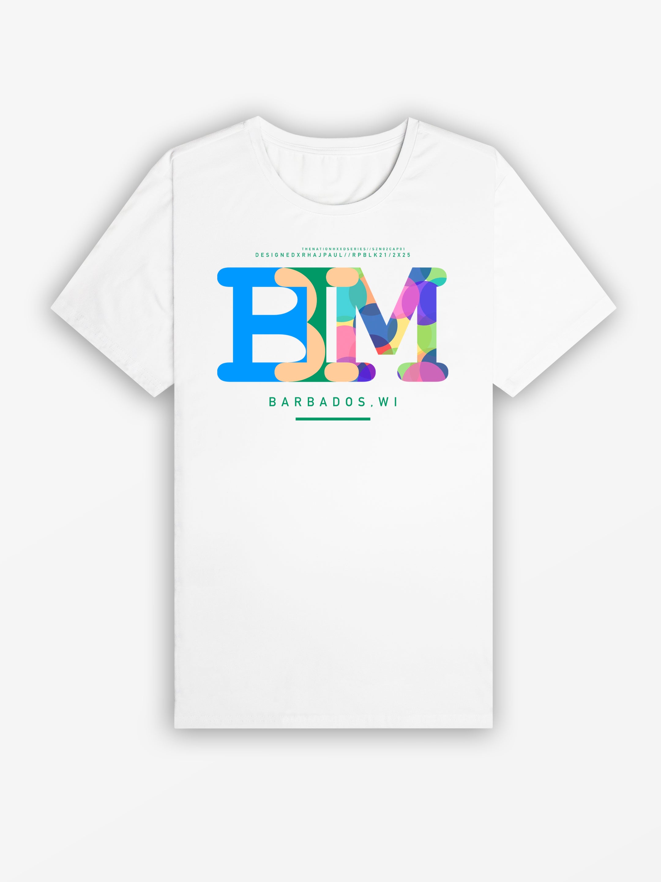 Big BIM Tee | White / Multicolour