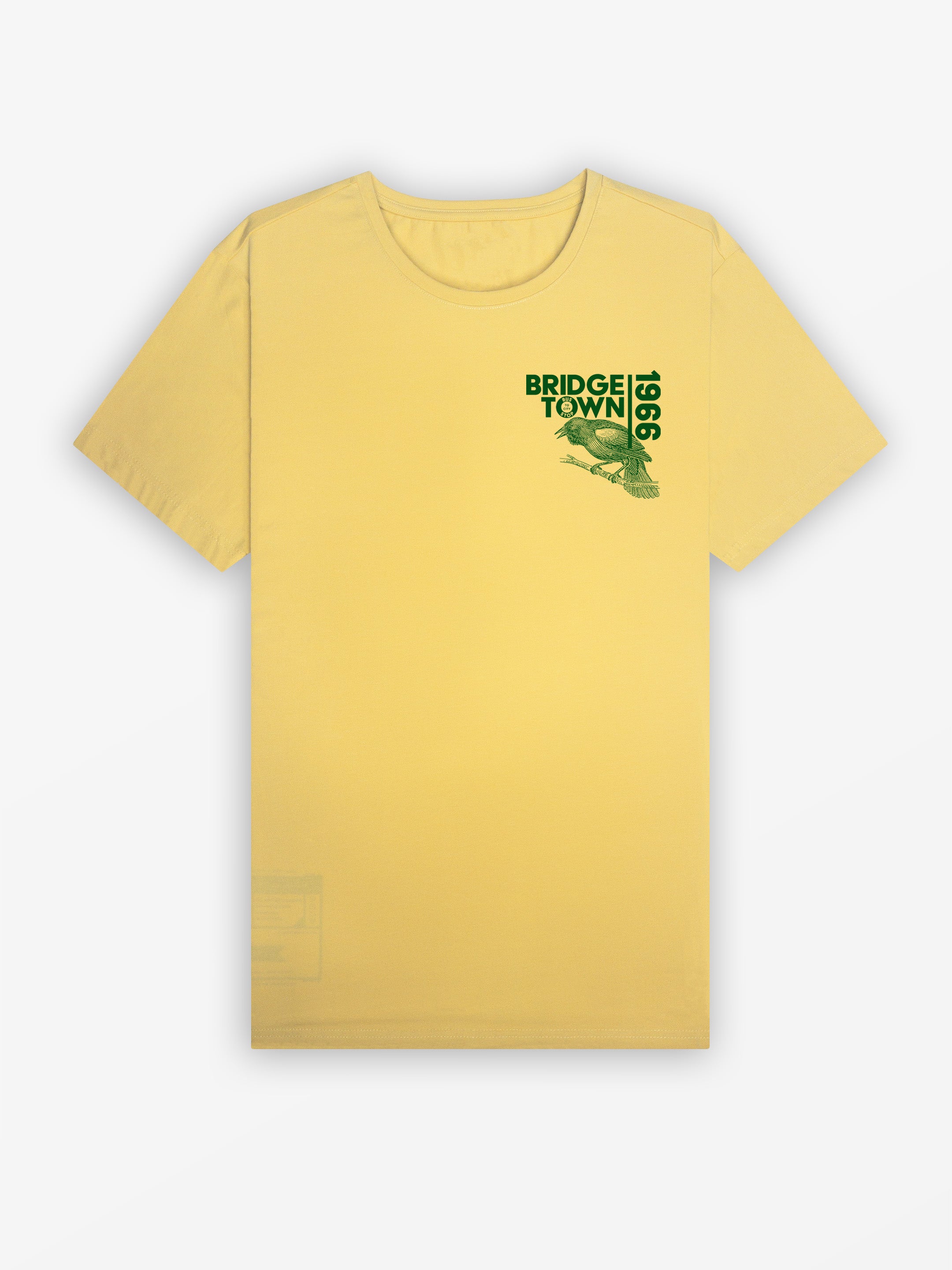 Bridgetown 66 Tee | Down Yellow / Forest Green