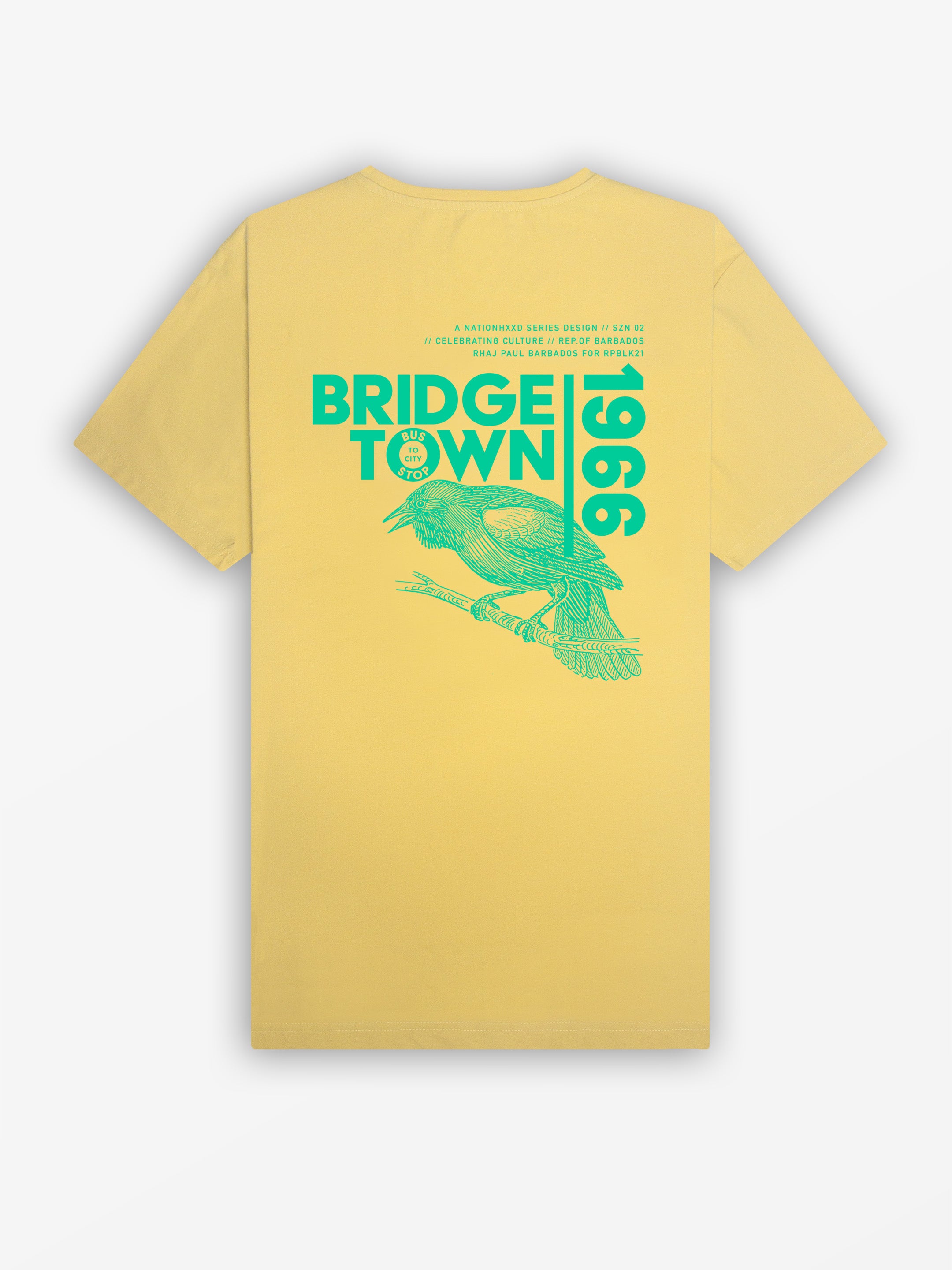 Bridgetown 66 Tee | Down Yellow / Mint