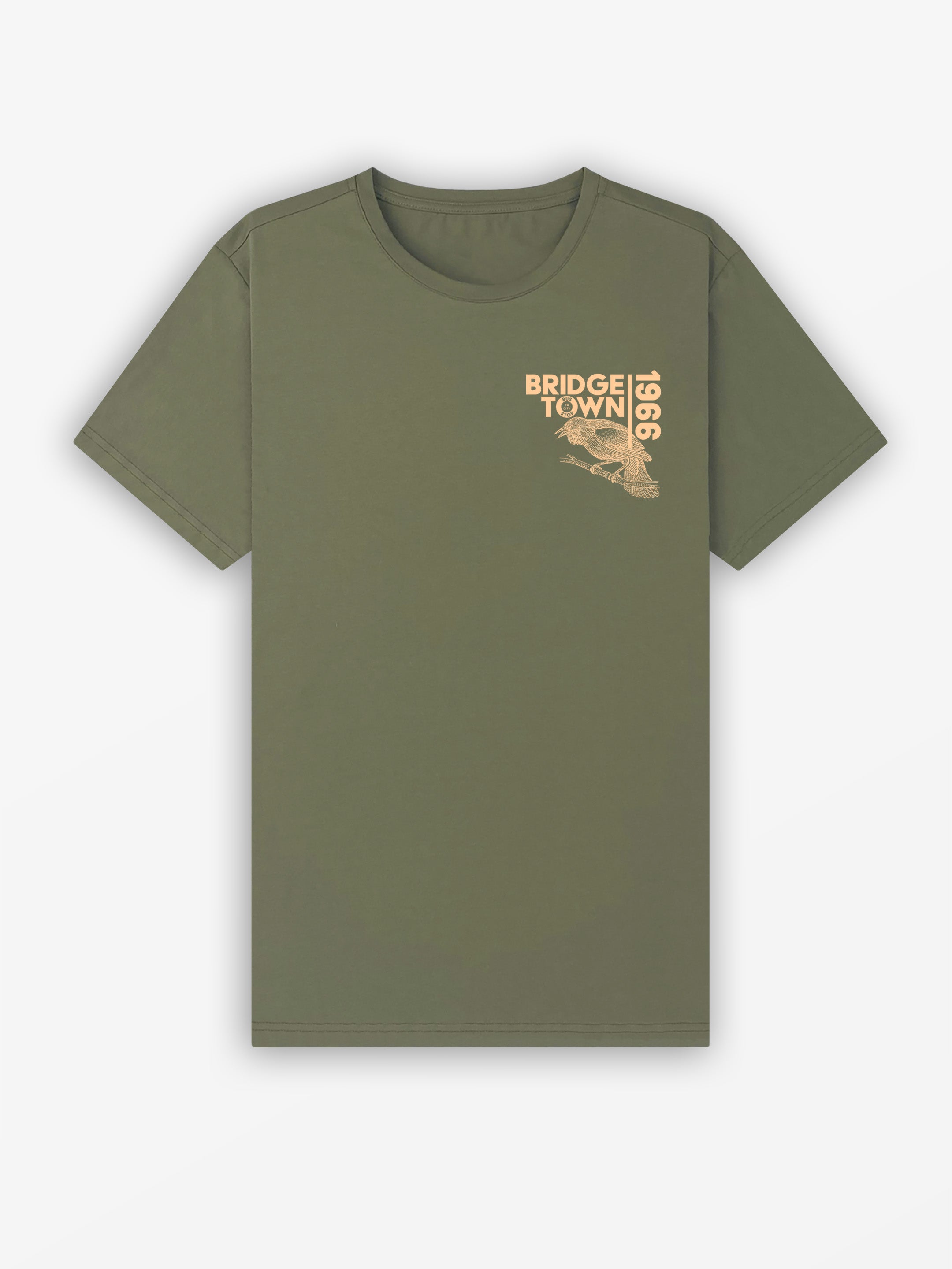Bridgetown 66 Tee | Olive Green / Sand