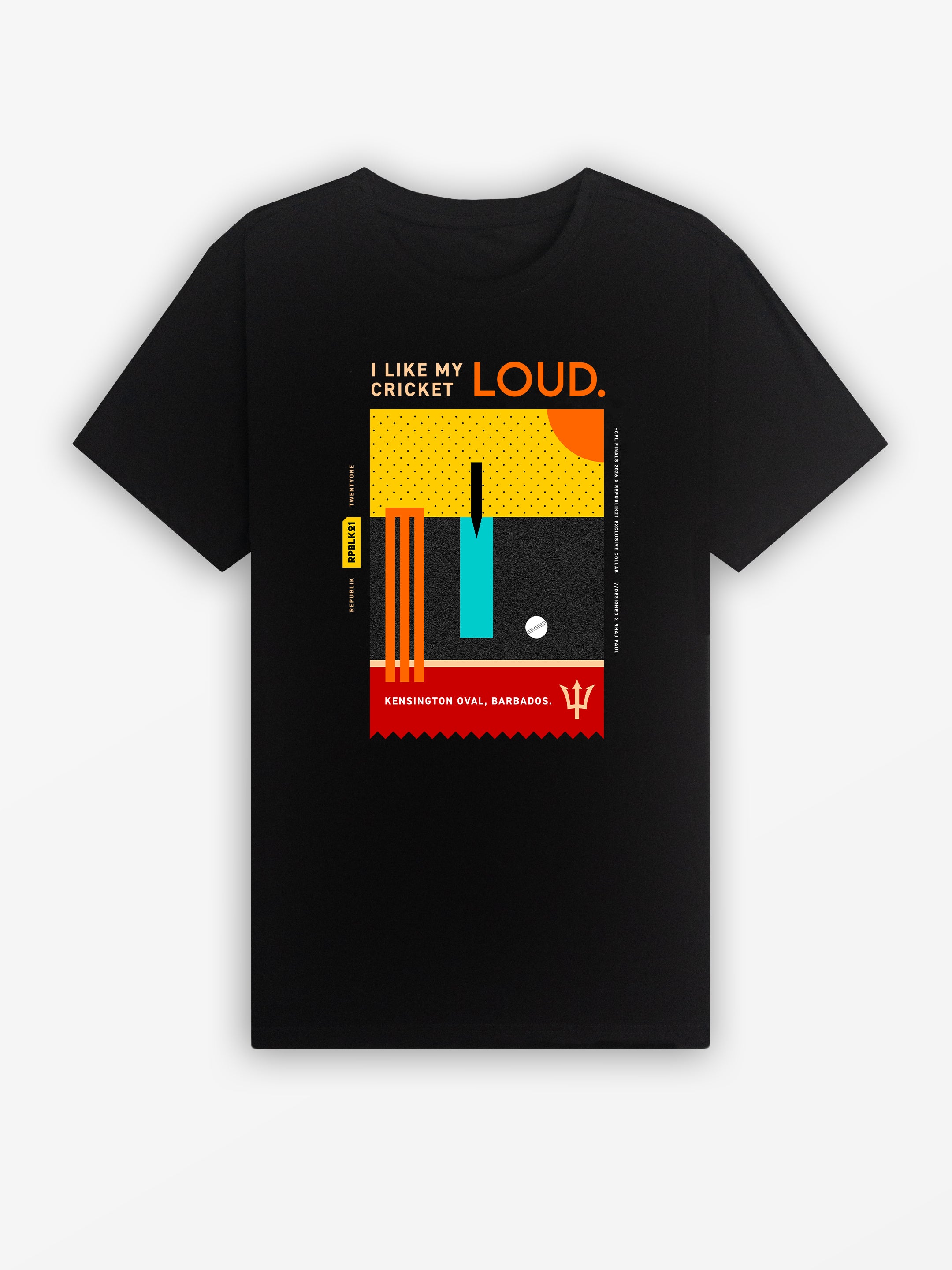 CPL x RPBLK21 Collab Tee | Black / Sunset Sessions