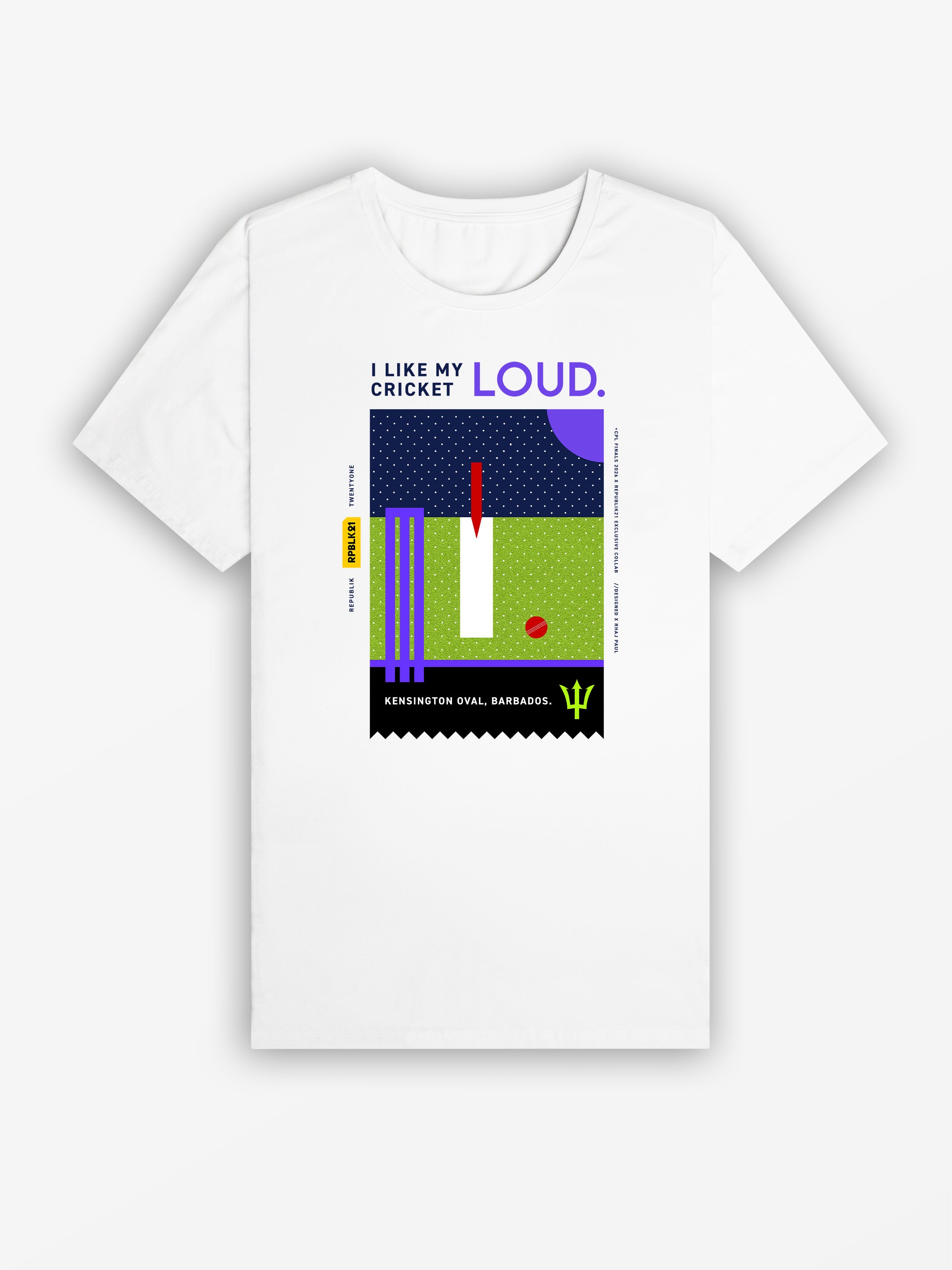 CPL x RPBLK21 Collab Tee | White / Night Match