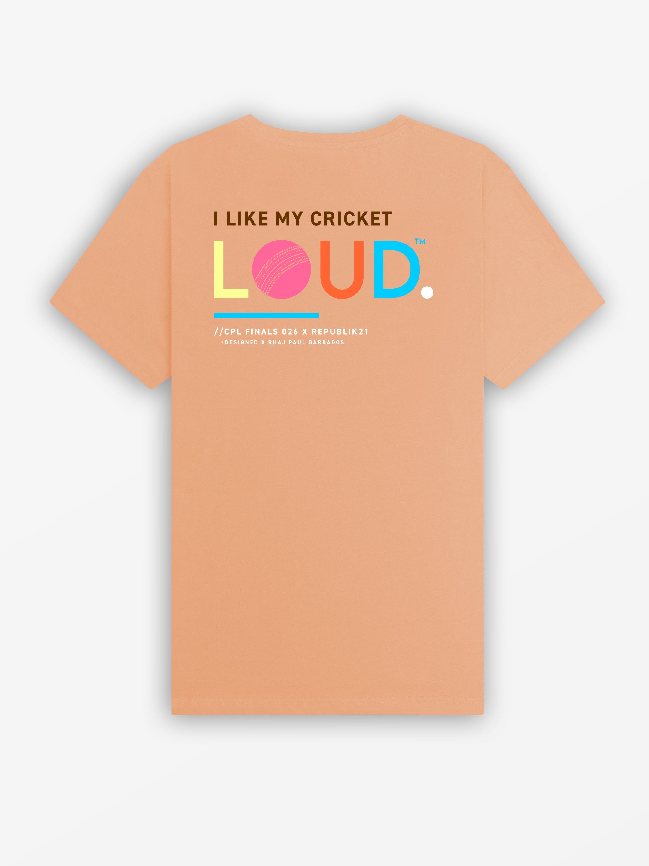 CPL x RPBLK21 Collab Tee | Tangerine / Beach Vibes
