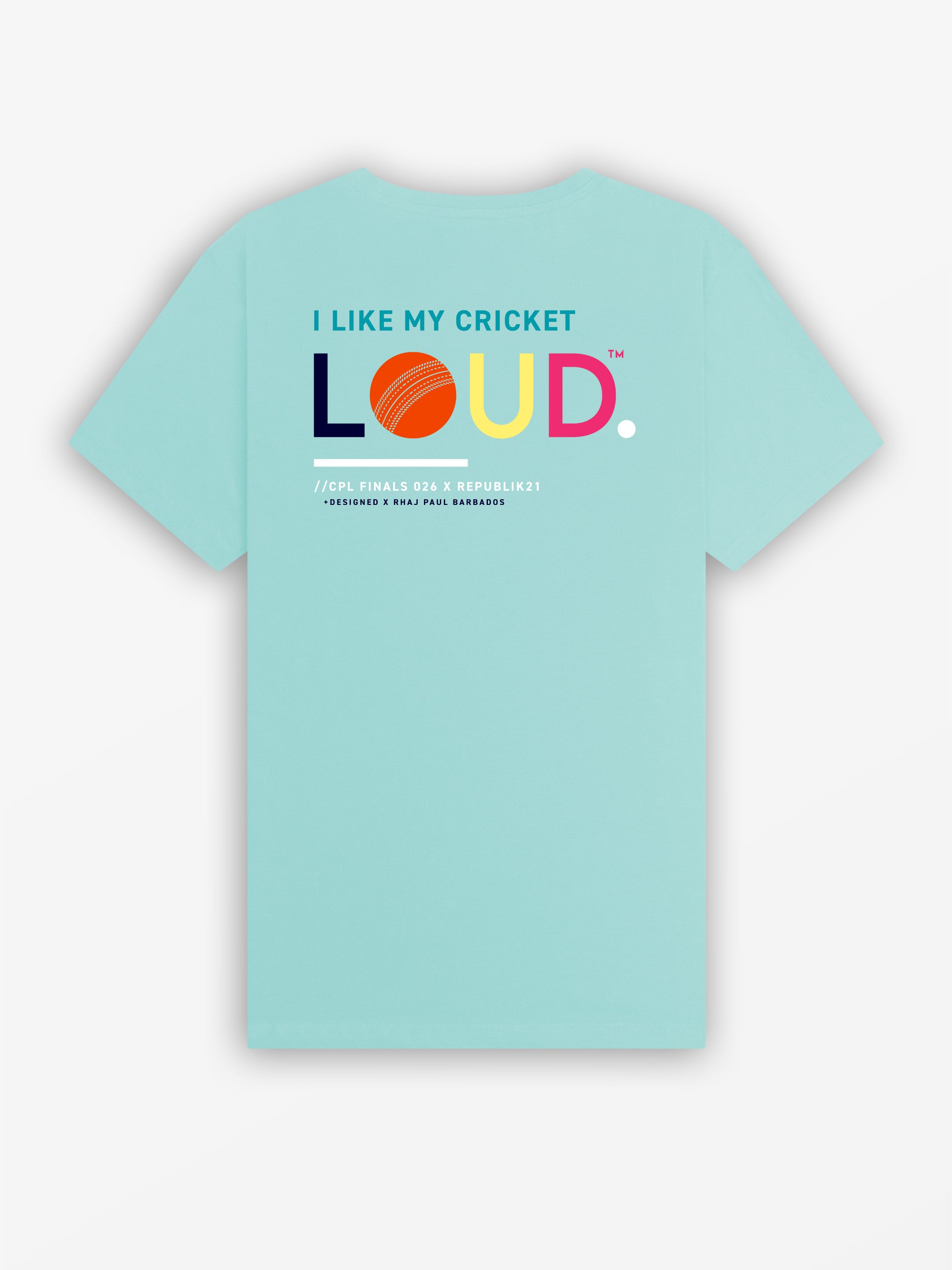 CPL x RPBLK21 Collab Tee | Aqua Blue / Party Mode