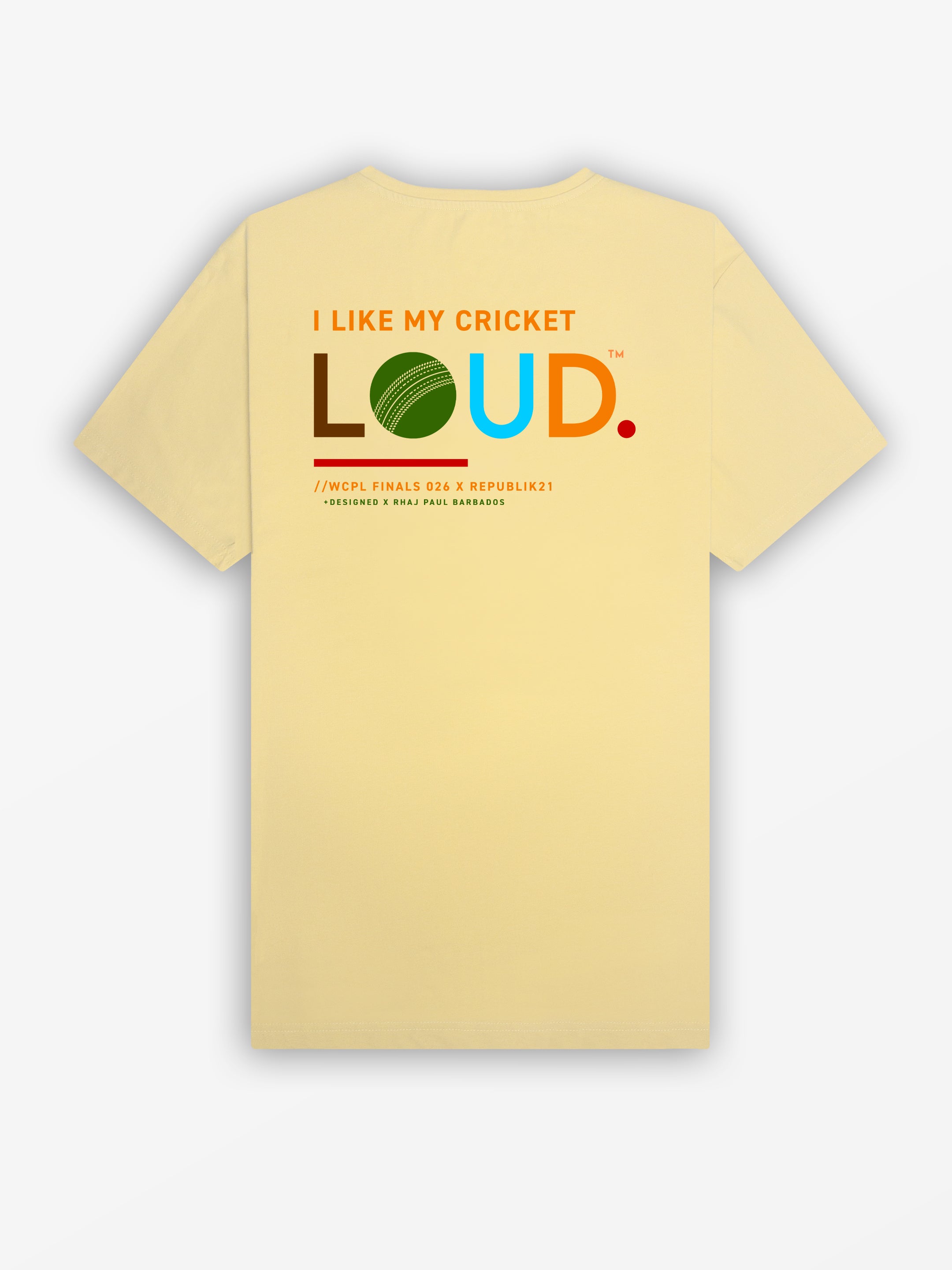WCPL x RPBLK21 Collab Tee | Butter Yellow / Day Game