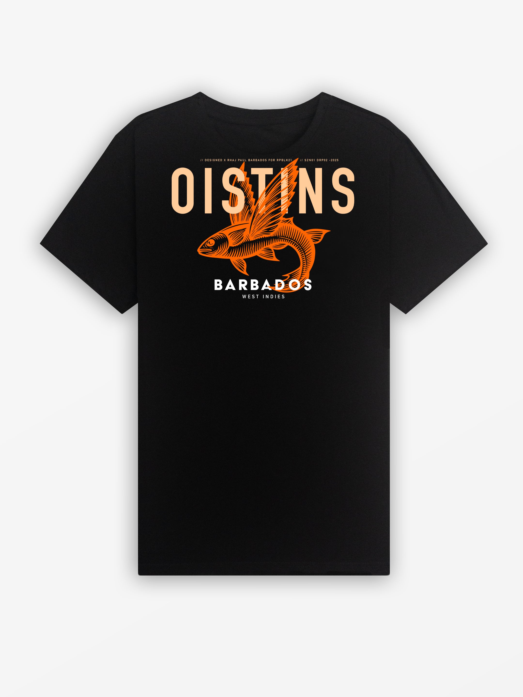 Oistins 2025 Tee | Black / Sand