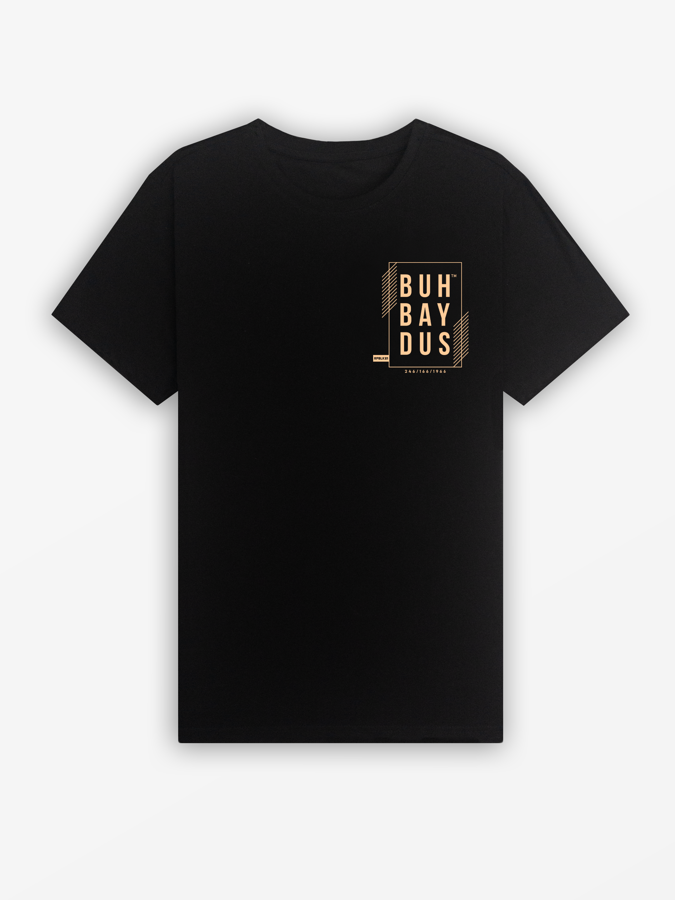 Buhbaydus 2025 Tee | Black / Sunset White