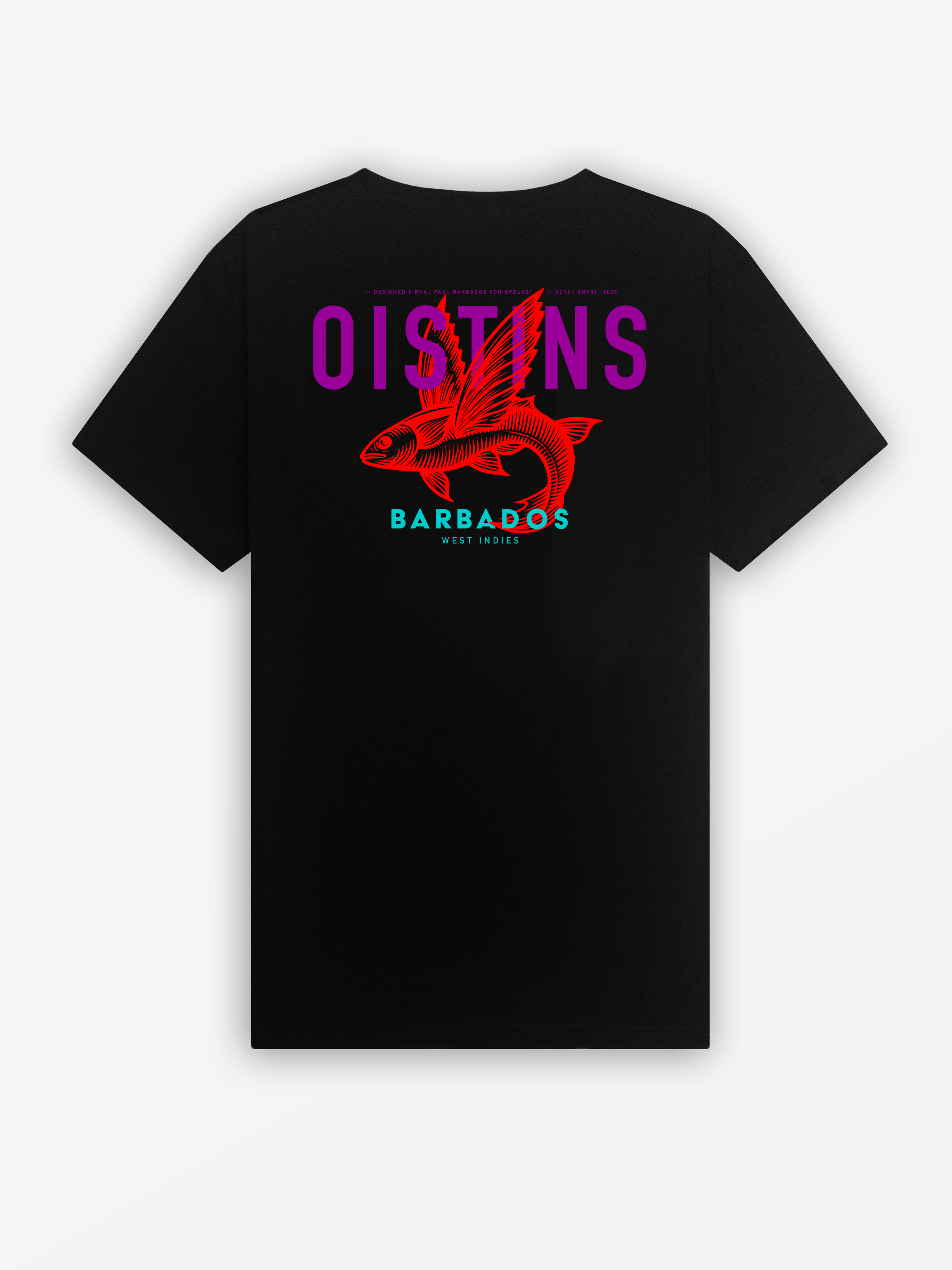 Oistins 2025 Tee | Black / Purple